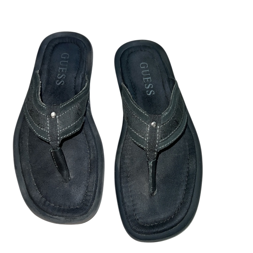 GUESS Men's Black Sandals